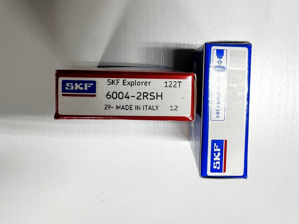 2(Pack) 6004-2RSH/C3 SKF 2 RUBBER SHIELDED BALL BEARING 20X42X12mm NEW ITALY