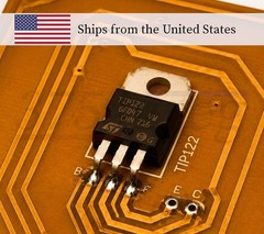 4pcs – TIP122 – 100V 5A NPN Darlington Transistor – TO-220 – STMicroelectronics