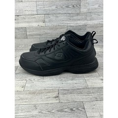 Skechers Work Relaxed Fit Memory Foam Black Slip Resistant Shoes 77111W Men 9.5W