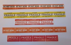 FRAGILE STICKER 1.45″ x 0.62″ FRAGILE HANDLE WITH CARE Stickers Do Not Bend