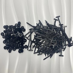 100Pcs Heavy-Duty Self-Locking Nylon Cable Ties – Uv-Resistant, High-Strength Fa