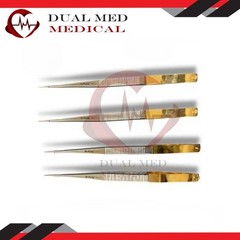 Lot of 4 HU FRIEDY Castroviejo straight Needle Holder 7, 18cm NH5024SiM