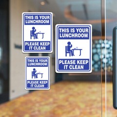 Portrait Round Plus This Is Your Lunchroom Please Keep It Clean Sign