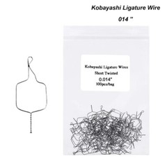 Dental Orthodontic Kobayashi Preformed Wire Metal Ligature Ties Short Long Twist