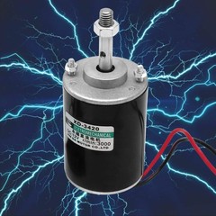 12V 30W Permanent Magnet DC Motor, 3000RPM High Speed CW/CCW Electric Gear…