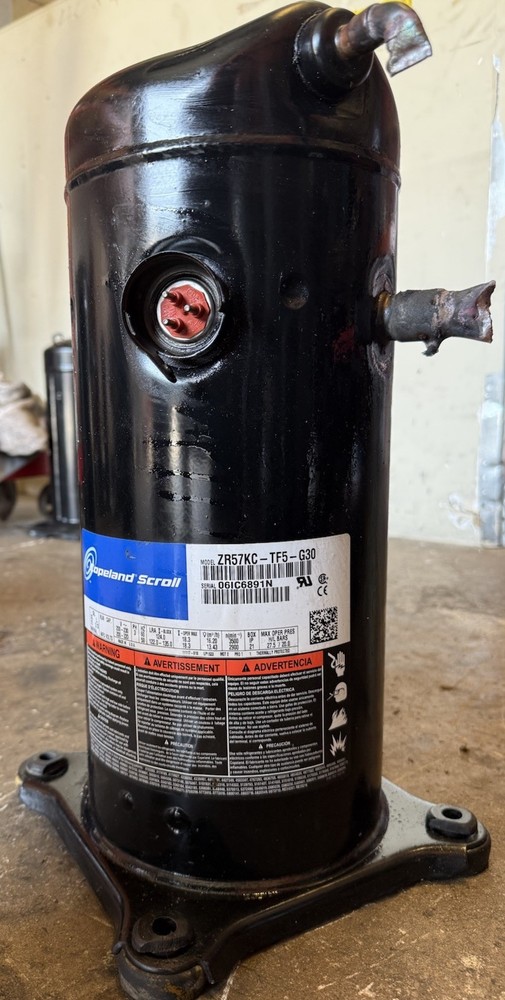 3 Phase, R-22 Copeland ZR57K3E-FT5-G30, Scroll, 220V