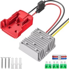 DC 18V to 12V 20A 240W Step Down Converter Compatible with Milwaukee 18V Battery