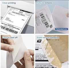 9527 Product 4″ x 6″ Direct Thermal Shipping Labels, 1 Stack/100