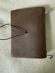 Traveler’s Company Japan Leather Passport Sz Notebook Cover Olive (looks Brown!)