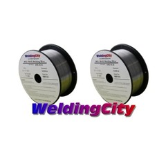 WeldingCity 2 Rolls Gasless Flux-Core MIG Welding Wire E71T-GS .035″ 0.9mm 2-lb