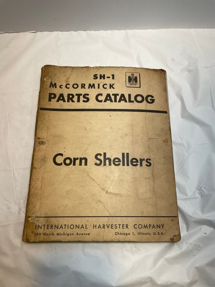 Vintage SH-1 McCormick Corn Shellers Parts Catalog Book International Harvester