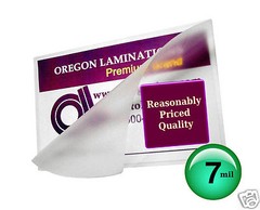 7 Mil Hot Laminating Pouches 6 x 9 [pack of 100] Clear Glossy 6×9 Half Page size