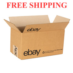 eBay-Branded Boxes With Black Color Logo 12″ x 6″ x 6″ FREE SHIPPING USA