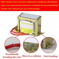 220V 50Hz AC Power Transformer Single/Dual 3W 5W 10W 20W 30W 50W Output 6V-24V