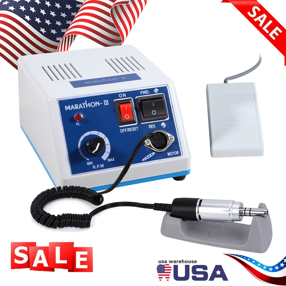 Dental Lab Marathon Micromotor Polisher N3/35K RPM Electric Handpiece