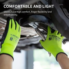 Manusage Safety Work Gloves – Protective Glove For Men Women – Ultrathin Hand