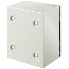 Steel Electrical Enclosure 10″x8″x6″, IP66 & NEMA 4X Rated, Galv Backplate