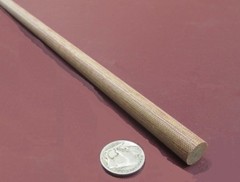 Phenolic Micarta CE Canvas Rods .500 (1/2″) Diameter x 36″ Long