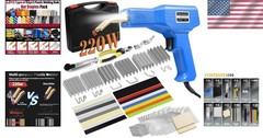 220W Plastic Welder Kit for Quick Car Bumper Repair – 1000 Hot Staples Included