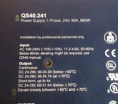 PULS Dimension QS40 Power Supply QS40.241