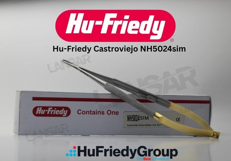 HU-Friedy Castroviejo Perma Sharp straight Needle Holder 18 cm (7″) NH5024SIM