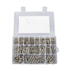 550Pcs 304 Stainless Steel Wood Screws Assortment Kit Phillips #4 #6 #8 #10 #12
