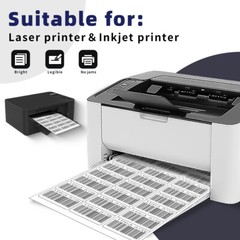 8.5×11 Shipping Label Sheets – Address Labels Stickers for Laser Inkjet Printer