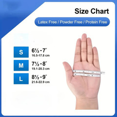10/20/50/100PCS Blue Nitrile Gloves Disposable Waterproof Blue Gloves Kitchen Di