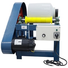 220V 550W Horizontal Drum Small Lab Ball Mill Enamel Grinding Glaze Quartz Sand