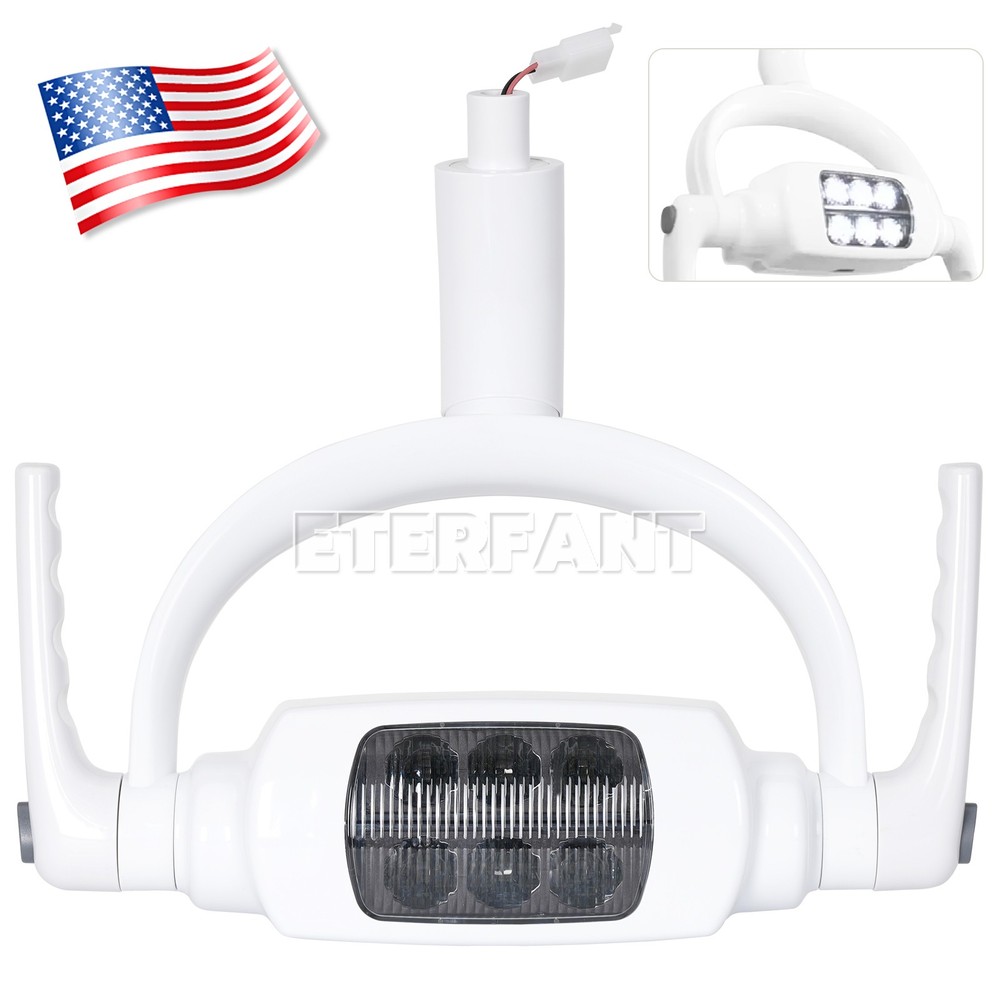 Dental 6LED 8W/9W Oral Lamp Light/3.5X Surgical Headband Binocular Loupes