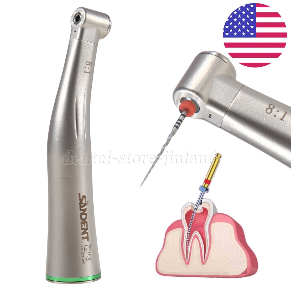 Dental Endo Handpiece 8:1 Contra Angle Endodontic Standard Head E-Type st