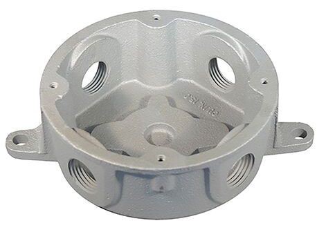 Appleton JBDX-100L, Conduit Outlet Box, Jbdx Round Base W/Lugs, 1 PC