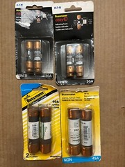 Lot of 8 New Bussman Fuses 20A 30A 45A 60A !!! See Description for Specifics