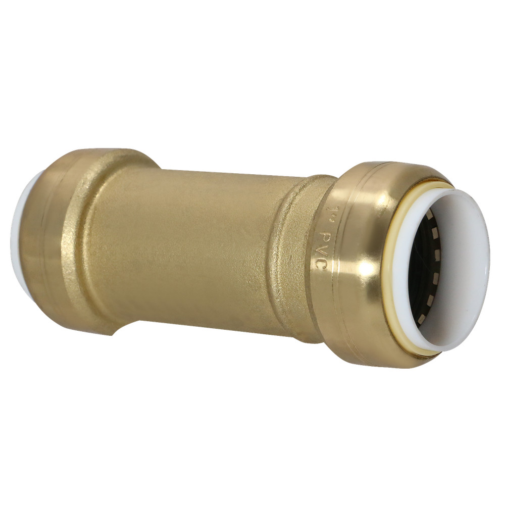 10 Pcs XFITTING 1″ PVC Push Fit Slip Coupling, Push to Connect PVC Coupling
