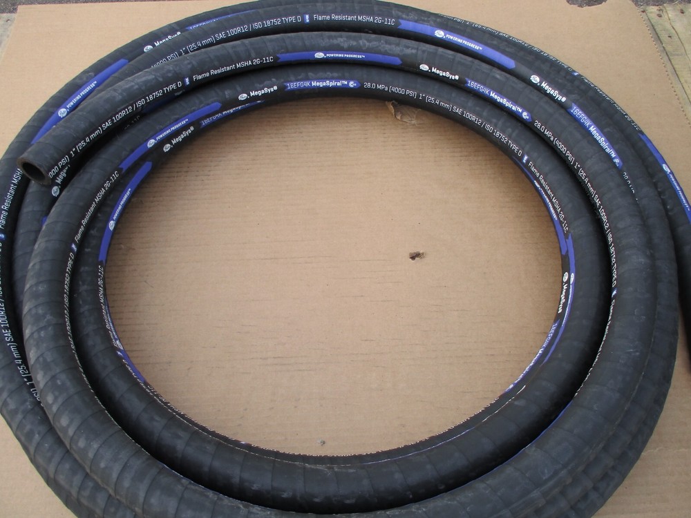 GATES HYDRAULIC HOSE 16EFG4K 1″ 50′ FEET FOUR WIRE HOSE SAE 100R12 4000 PSI