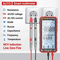Digital Multimeter Tester Auto-Ranging TRMS 6000 Counts Voltmeter Smart Rech