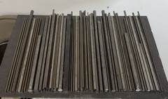 12L14 Steel Bar Lot – Round, Square,Hex – 57 PCS – 16.40 LBS – Screw Machine