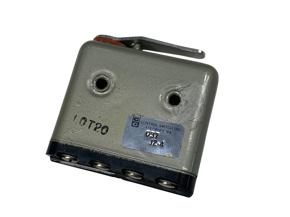 Controls Company of America Control Switch Div J-2 Snap Switch DPDT 8 Pin
