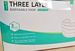 2000 PCS **BULK BLOWOUT SALE** NEW THREE LAYER DISPOSABLE MASK NON MEDICAL BLUE