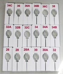 Clothing Rack Rectangular Size Divider Womens Bras/Mens Jeans Asst Hanger Retail