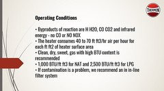 Cata‑Dyne™ BX Series Infrared Gas Catalytic Heater, 12″ x 24″, 12,000 Btu/hr