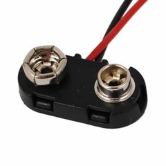 DC 9 Volt 9V SNAP ON BATTERY CLIP CONNECTOR T Type (t) Choose Quantity 1-20 pcs
