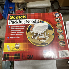 Scotch Packing Noodles Fills 150 Gallons 20 Cubic feet No Static Packing Peanuts