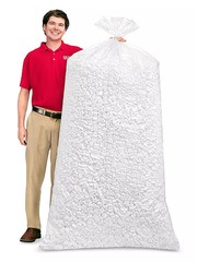 Pack of 1 Pack of 37 Anti-Static Peanuts – White, 20 Cu. Ft. Bag