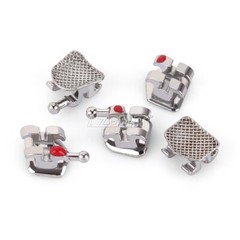 Dental Brackets Orthodontic Brace Metal Mini Roth MBT Slot 0.022 hooks 3-4-5 US