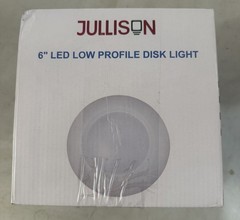JULLISON 5 Pack 6″ LED Recessed Surface Mount Disk Dimmable Light White 5000K