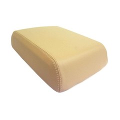Beige Synthetic Leather Console Armrest Cover F250 99-09 Lobo 99-01 F25-9910