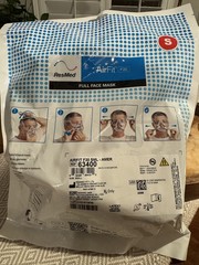 RESMED AirFit F20 Small Full FaceMask w/ Headgear Cushion 63400 Sealed New