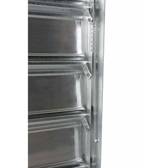 Dayton 4Yn19 48 In 50.75″H-W 4.5″L Alu Intake Shutter Dampr, 49 In X 49 In,
