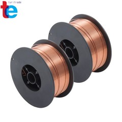 2 Pcs ER70S-6 .030 Inch (0.8 mm) Mild Steel MIG Welding Wire 2-lb Roll